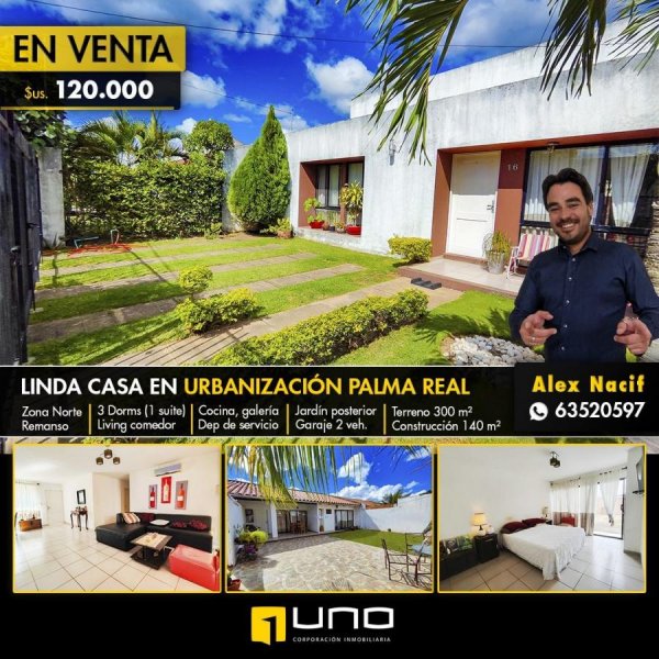 Foto Casa en Venta en norte, santa cruz de la sierra, Santa Cruz - U$D 119.999 - CAV6548 - BienesOnLine