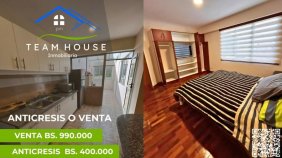 ACHUMANI, lindo departamento en anticrético o venta - Crédito directo