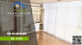 CALACOTO, oficina en alquiler, sobre Av. Ballivián