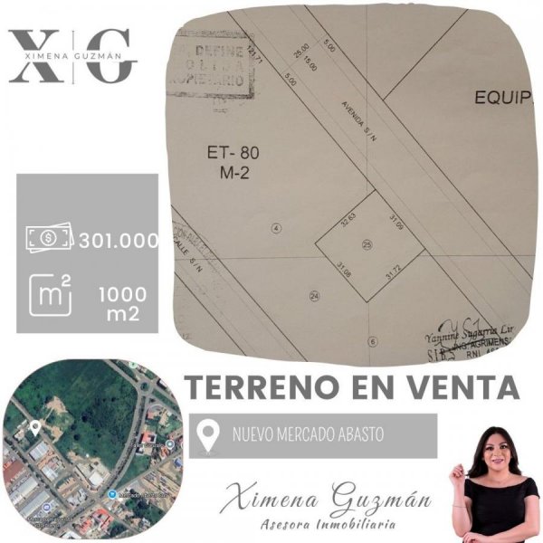 AMPLIO TERRENO EN VENTA NUEVO MERCADO ABASTO