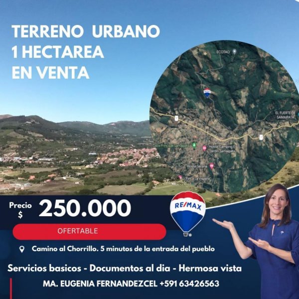 Terreno en Venta en La Banda Samaipata, Santa Cruz