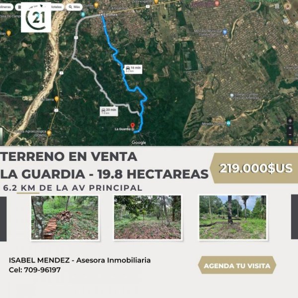 19.8 ha en La Guardia