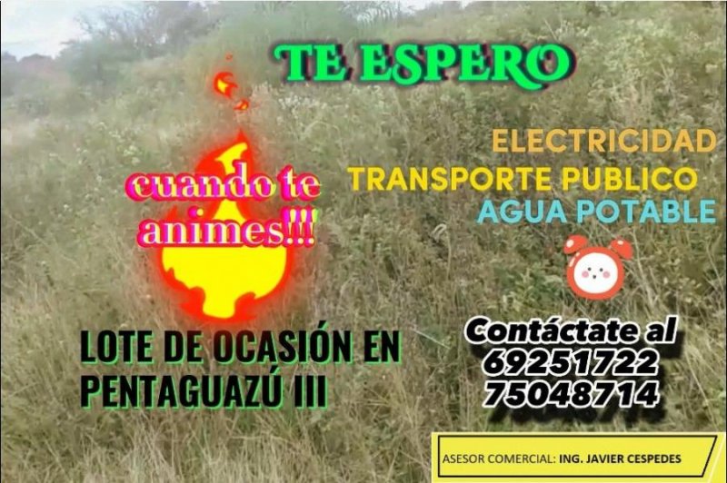 Terreno en Venta en PENTAGUAZU III Warnes, Santa Cruz