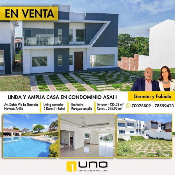 Casa en Venta en ZONA OESTE, AV DOBLE VIA LA GUARDIA Santa Cruz de la Sierra, Santa Cruz