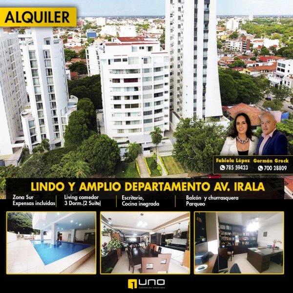 Foto Departamento en Alquiler en ZONA SUR, Santa Cruz de la Sierra, Santa Cruz - U$D 900 - DEA7539 - BienesOnLine