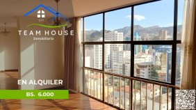 Departamento en Alquiler en Sopocachi La Paz, La Paz