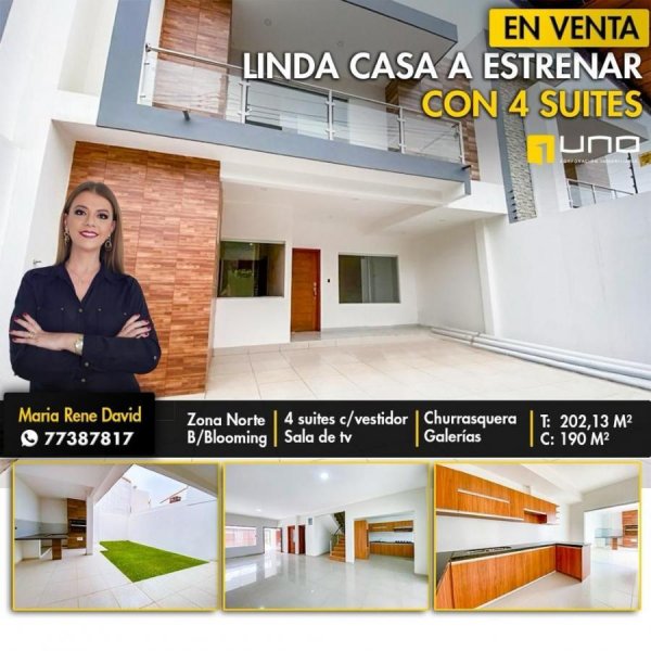 Foto Casa en Venta en Zona Sede Blooming, Santa Cruz de la Sierra, Santa Cruz - U$D 130.000 - CAV7180 - BienesOnLine