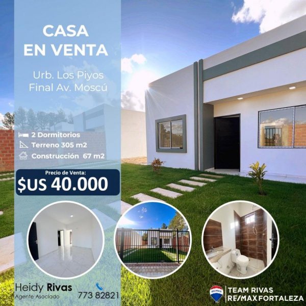 Casa en Venta en LOS PIYOS Santa Cruz de la Sierra, Santa Cruz