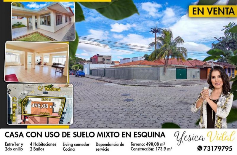 Casa en Venta en Entre 1er y 2do anillo Santa Cruz de la Sierra, Santa Cruz