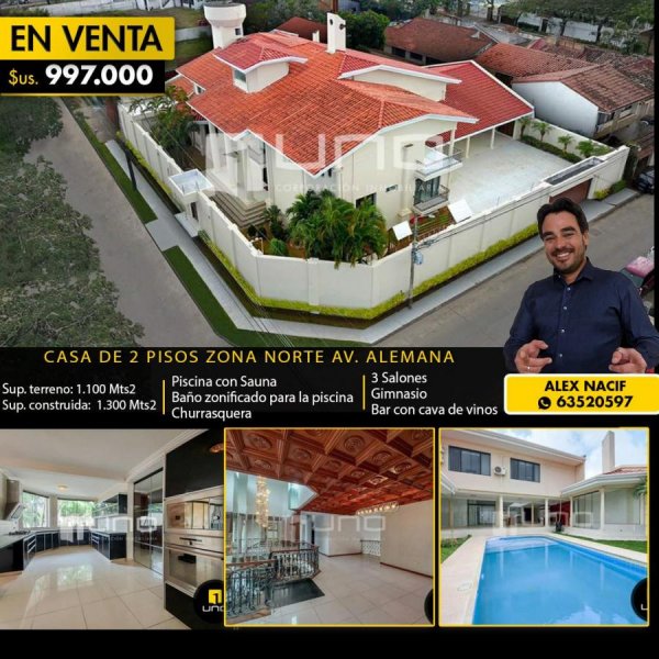 Casa en Venta en Paralela Av. Alemana 2do Anillo santa cruz de la sierra, Santa Cruz