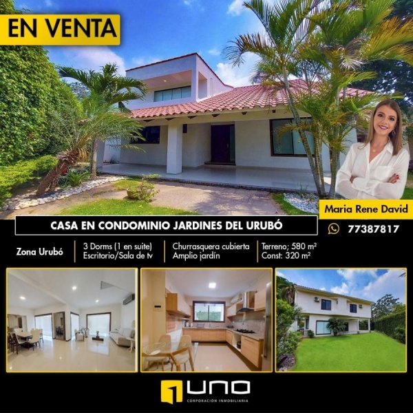 Casa en Venta en Zona Urubo Santa Cruz de la Sierra, Santa Cruz