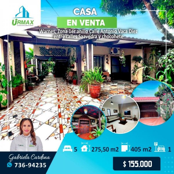 Casa en Venta en pil Warnes, Santa Cruz