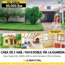CASA EN VENTA – URBANIZACION OASIS