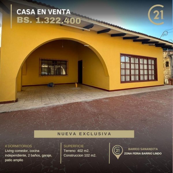 Casa en Venta en SANANDITA Santa Cruz de la Sierra, Santa Cruz