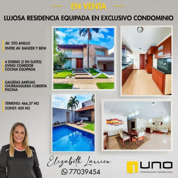 Foto Casa en Venta en Santa Cruz de la Sierra, Santa Cruz - U$D 450.000 - CAV6367 - BienesOnLine