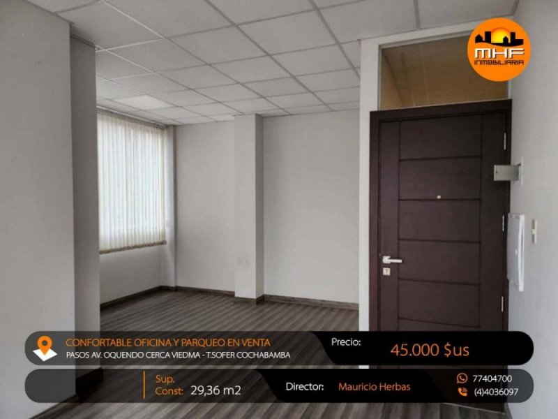 Oficina en Venta en Central Nor Este Cochabamba, Cochabamba