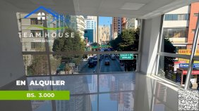 OBRAJES - Av. Hernando Siles, moderna oficina en alquiler
