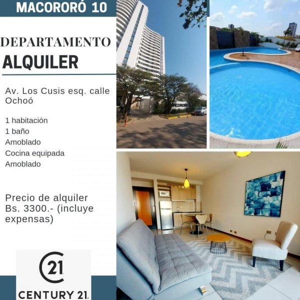 Departamento en Alquiler en  Santa Cruz de la Sierra, Santa Cruz