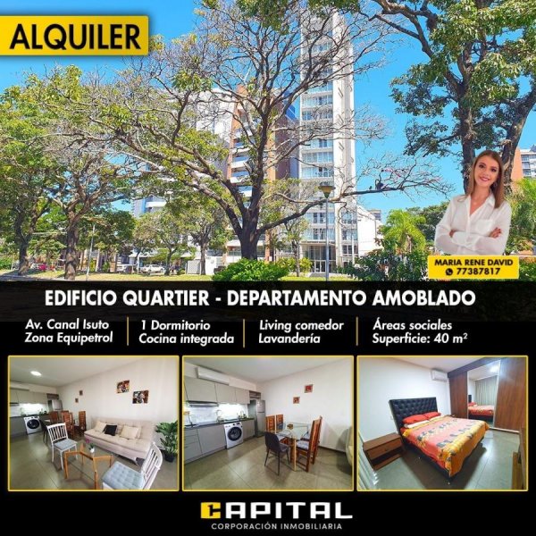 Departamento en Alquiler en Av. Canal Isuto – Zona Equipetrol Santa Cruz de la Sierra, Santa Cruz