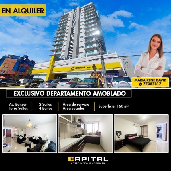 Foto Departamento en Alquiler en Zona Norte, Santa Cruz de la Sierra, Santa Cruz - U$D 700 - DEA7879 - BienesOnLine