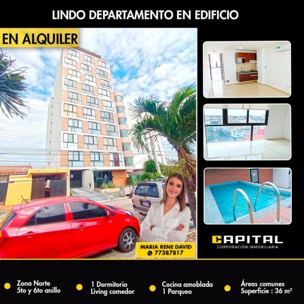 Departamento en Alquiler en Zona norte Santa Cruz de la Sierra, Santa Cruz