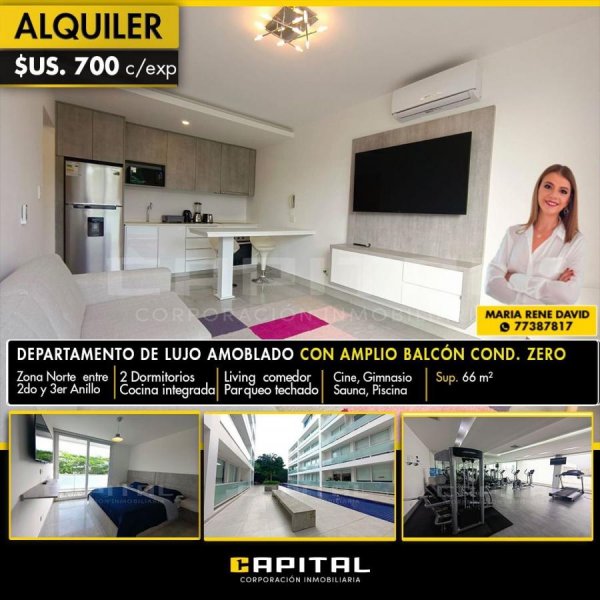 Foto Departamento en Alquiler en Santa Cruz de la Sierra, Santa Cruz - U$D 700 - DEA7783 - BienesOnLine