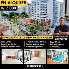 Departamento en Alquiler en IRALA Santa Cruz de la Sierra, Santa Cruz