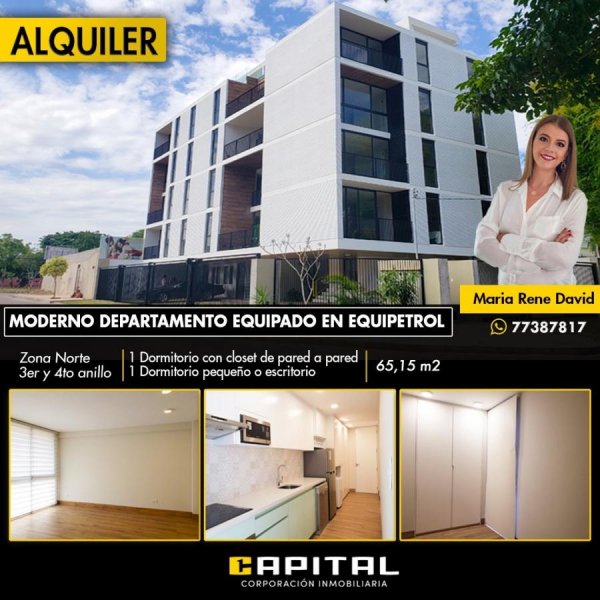 Departamento en Alquiler en Barrio Equipetrol Santa Cruz de la Sierra, Santa Cruz