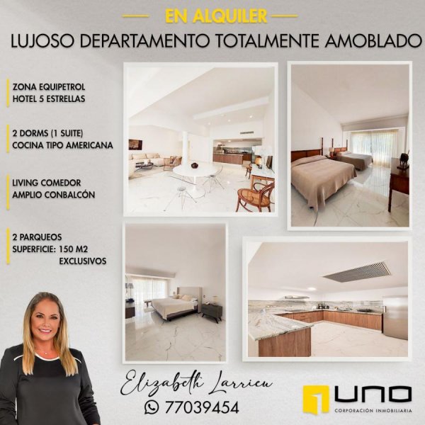 Departamento en alquiler zona norte  equipetrol