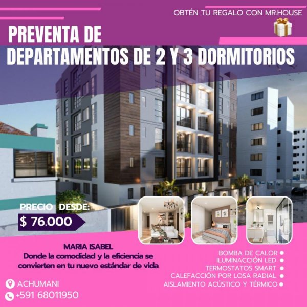 Departamento en Venta en ACHUMANI La Paz, La Paz