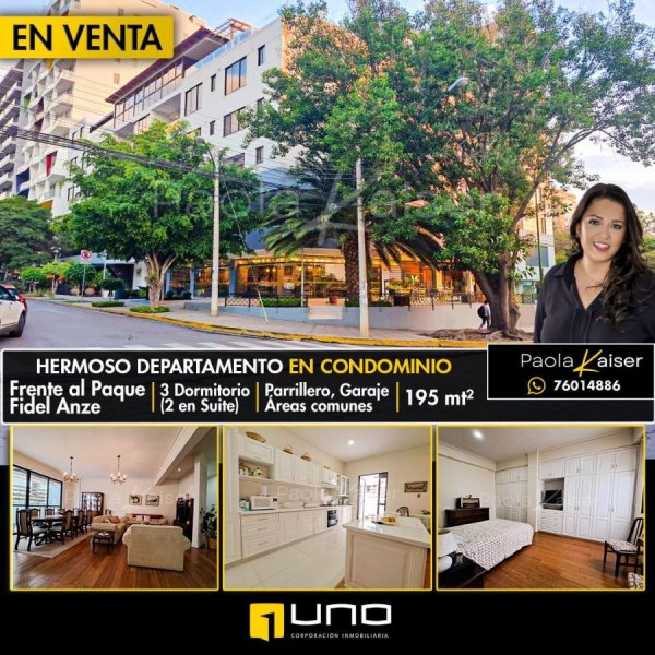 Foto Departamento en Venta en zona norte, Cochabamba, Cochabamba - U$D 185.000 - DEV7236 - BienesOnLine