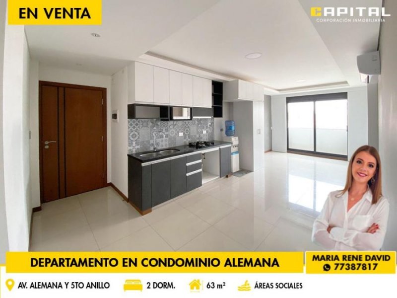 Foto Departamento en Venta en Condominio Alemana, Santa Cruz de la Sierra, Santa Cruz - U$D 82.000 - DEV7958 - BienesOnLine