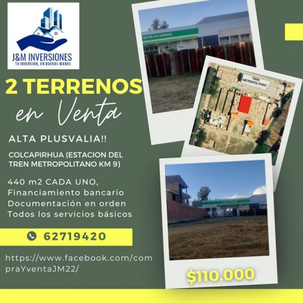 Terreno en Venta en  Colcapirhua, Cochabamba