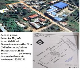 Terreno en Venta en la hoyada Monteagudo, Chuquisaca