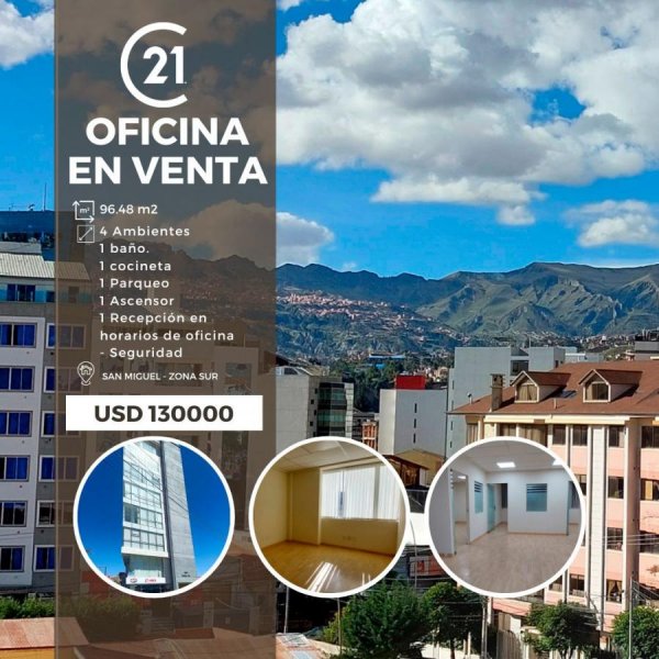 EN VENTA OFICINA - SAN MIGUEL ZONA SUR