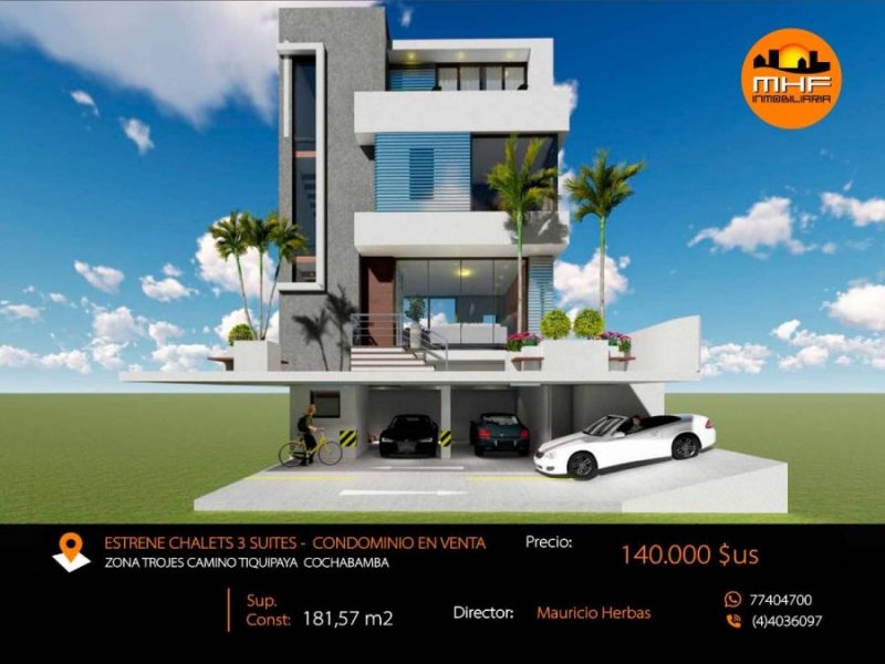 Casa en Venta en Trojes Tiquipaya, Cochabamba