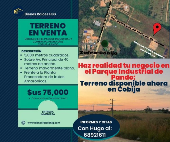 Terreno en Venta en  Cobija, Pando