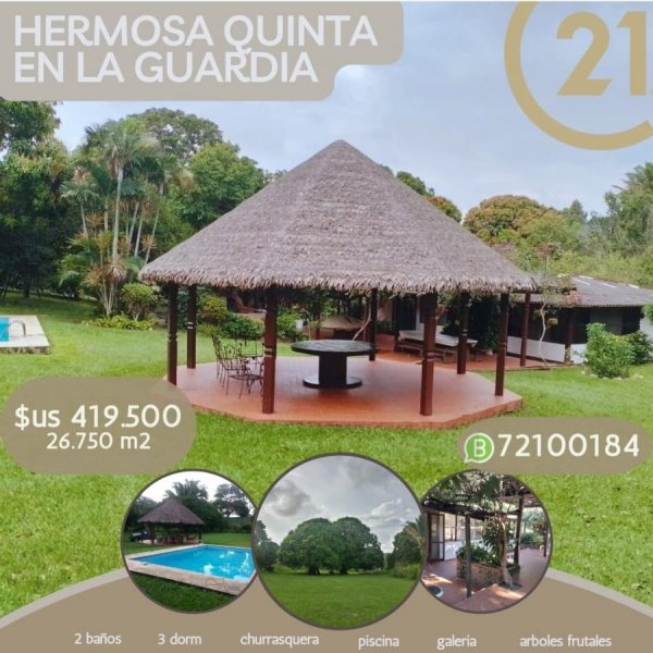 Quinta en Venta en  La Guardia, Santa Cruz