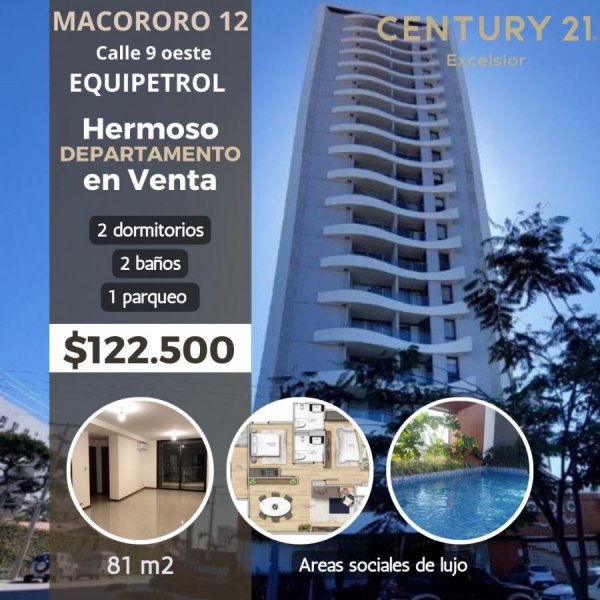 Foto Departamento en Venta en Equipetrol, Santa Cruz de la Sierra, Santa Cruz - U$D 122.500 - DEV6729 - BienesOnLine