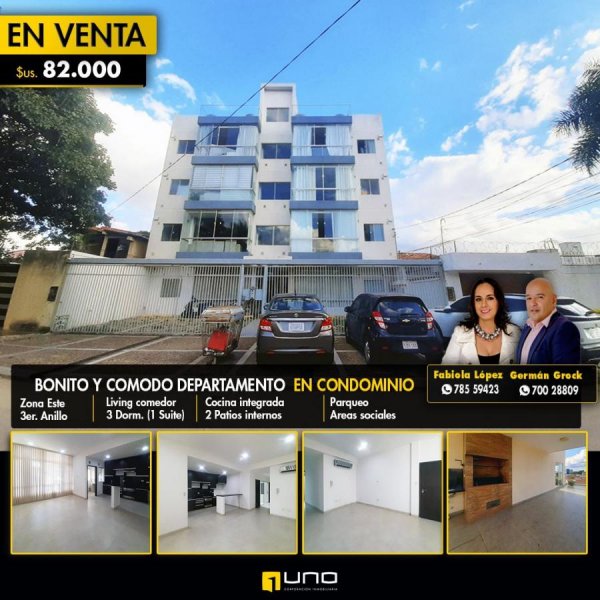 Foto Departamento en Venta en AVENIDA VIRGEN DE COTOCA Y 3ER ANILLO EXTERNO, Santa Cruz de la Sierra, Santa Cruz - U$D 82.000 - DEV7503 - BienesOnLine