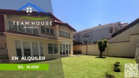Casa en Alquiler en Irpavi La Paz, La Paz