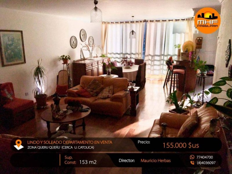 Departamento en Venta en Queru Queru Cochabamba, Cochabamba