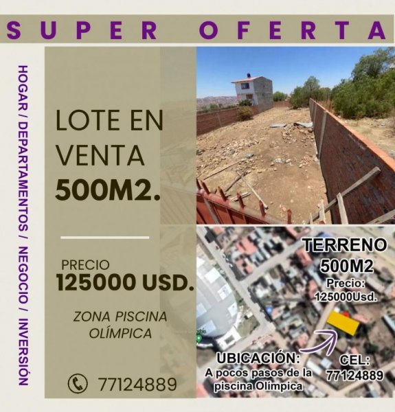 Terreno en Venta en  Sucre, Chuquisaca