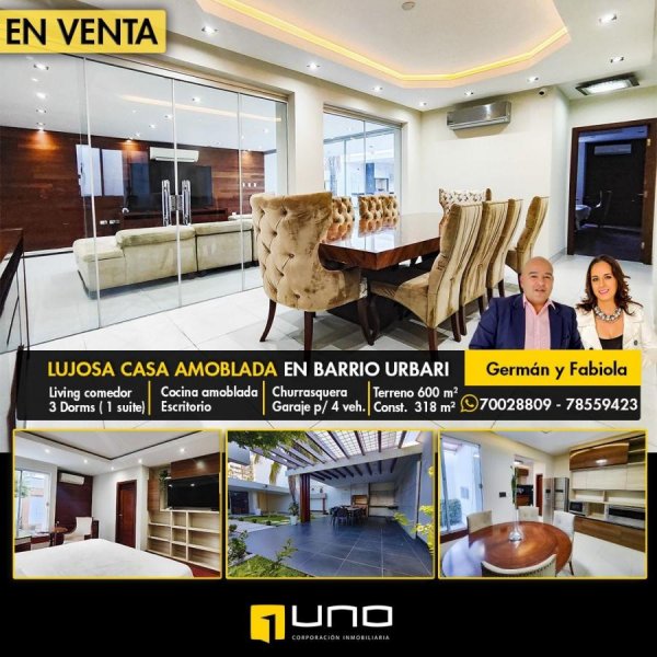 Foto Casa en Venta en URBARI, Andrés Ibañez, Santa Cruz - U$D 410.000 - CAV6611 - BienesOnLine