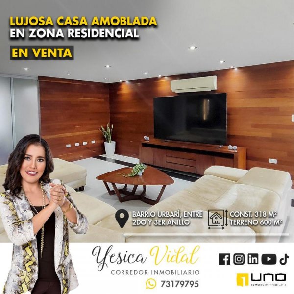 Casa en Venta en Urbari Santa Cruz de la Sierra, Santa Cruz