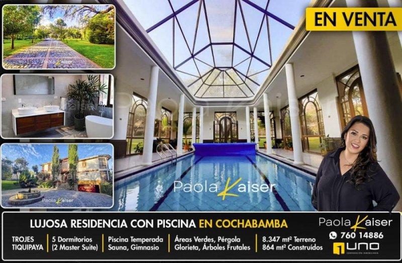 Casa en Venta en Trojes Tiquipaya, Cochabamba