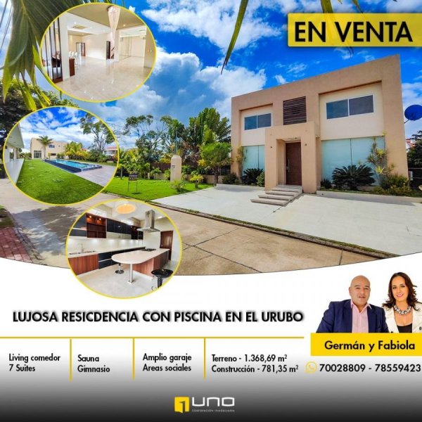 Casa en Venta en URUBO Santa Cruz de la Sierra, Santa Cruz