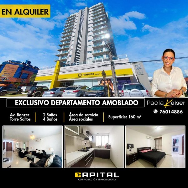 Foto Departamento en Alquiler en Zona norte, Santa Cruz de la Sierra, Santa Cruz - U$D 750 - DEA7877 - BienesOnLine