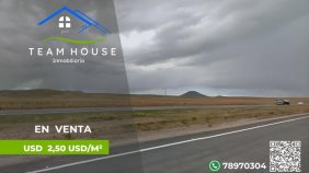 TERRENO INDUSTRIAL, sobre carretera a Oruro - Gran oportunidad de inversión