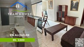 PRIMER ANILLO - Av. Argamosa, acogedor departamento amoblado en alquiler